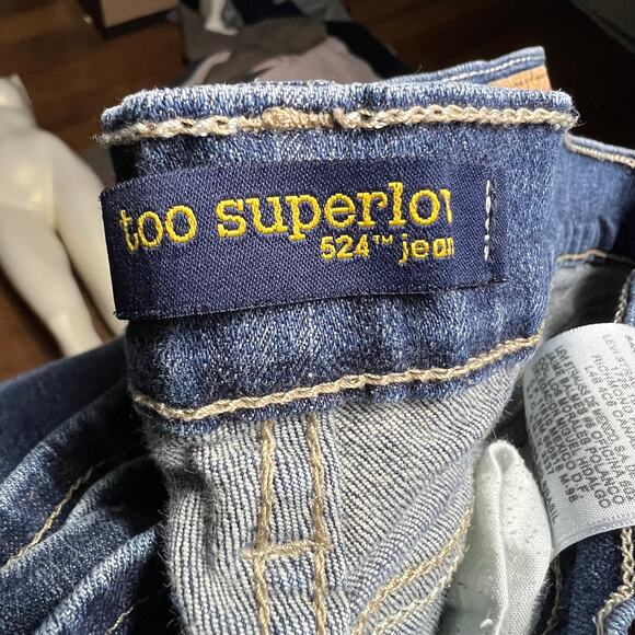 Levi's 524™ Superlow Bootcut Jeans - Size 11, Medium Wash, Comfortable Stretch - Picture 11 of 14